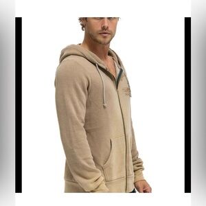 Target Men's Tan Zip-Up Hoodie